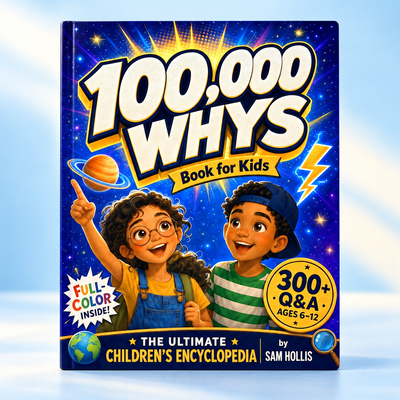 100,000 Whys Book for Kids - Ages 6-12