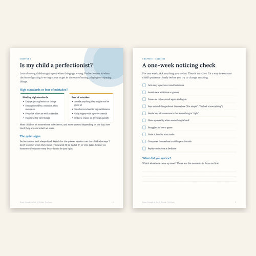 Brave Enough to Get It Wrong – Parent Guide for Raising a Perfectionist Child (Ages 4–8)