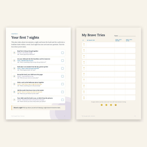 The Enough Cards – 20 Printable Affirmation Cards for Kids Who Fear Mistakes (Ages 4–8)