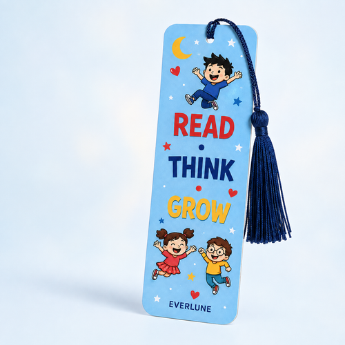 Everlune Read, Think & Grow Kids Bookmark